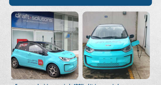 Draft Solutions investe em veículos elétricos visando mais tecnologia e sustentabilidade
