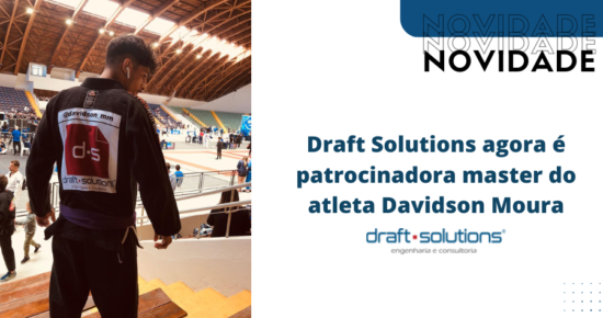 Draft Solutions agora é patrocinadora master do atleta Davidson Moura